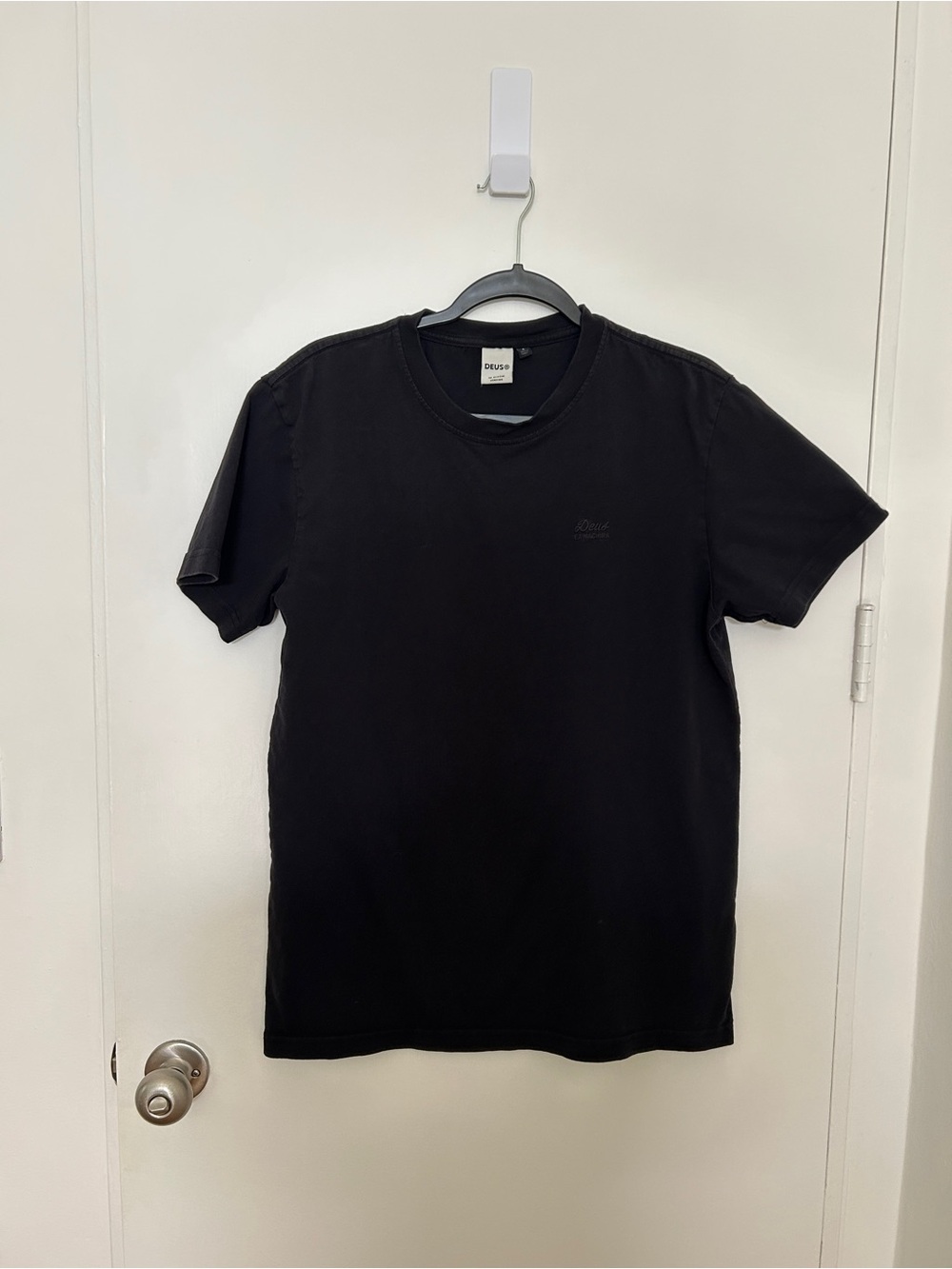 Deus Men’s Black Crew Neck T-Shirt